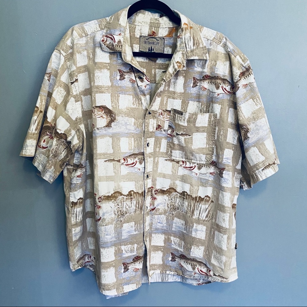 Outdoor Life Bass Fly Fishing Shirt 🎣